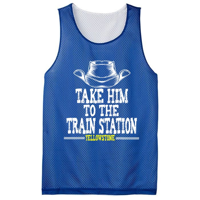 Take Him To The Train Station Apparel Mesh Reversible Basketball Jersey Tank