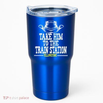 Take Him To The Train Station Apparel Tumbler