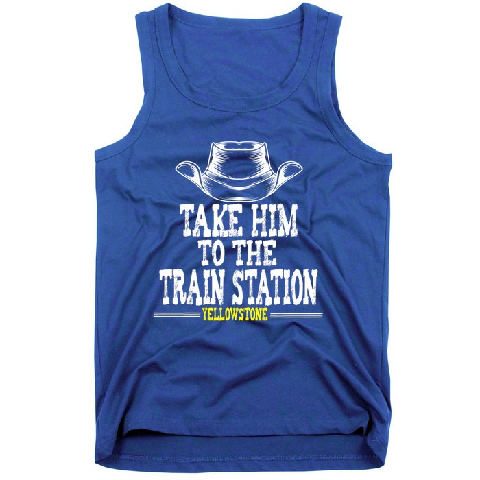 Take Him To The Train Station Apparel Tank Top