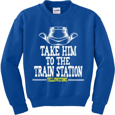 Take Him To The Train Station Apparel Kids Sweatshirt