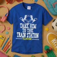 Take Him To The Train Station Apparel Kids T-Shirt