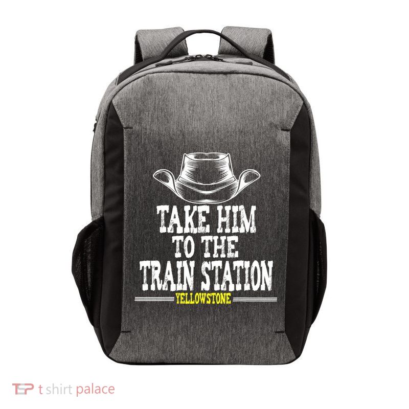 Take Him To The Train Station Apparel Vector Backpack
