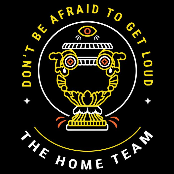 The Home Team Crucible Of Life DonT Be Afraid To Get Loud Drawstring Bag