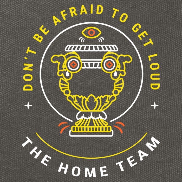 The Home Team Crucible Of Life DonT Be Afraid To Get Loud Cotton Canvas Backpack