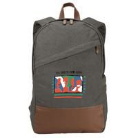 Talking Heads Cotton Canvas Backpack