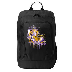 Tigers Half Tiger Face City Backpack