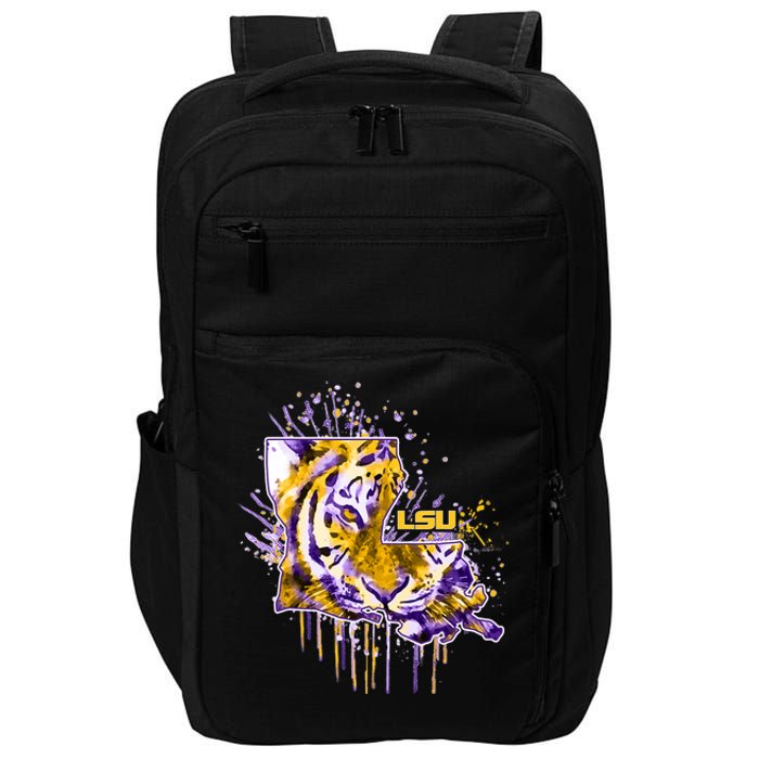 Tigers Half Tiger Face Impact Tech Backpack