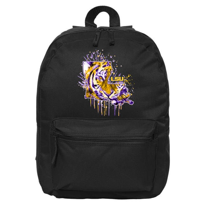 Tigers Half Tiger Face 16 in Basic Backpack