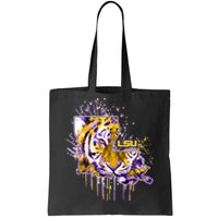 Tigers Half Tiger Face Tote Bag