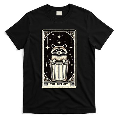 The Hermit Tarot Card Mystic Funny Raccoon T-Shirt