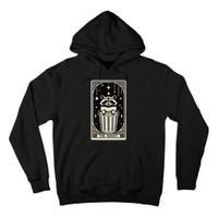 The Hermit Tarot Card Mystic Funny Raccoon Tall Hoodie