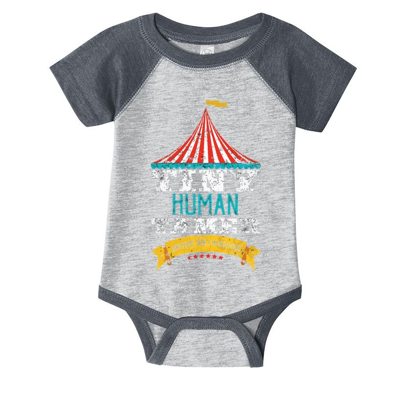 Tiny Human Tamer Circus Teacher Cute Childcare Provider Infant Baby Jersey Bodysuit