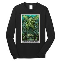 The Hierophant Tarot Card Cthulhu Classic Horror Halloween Long Sleeve Shirt