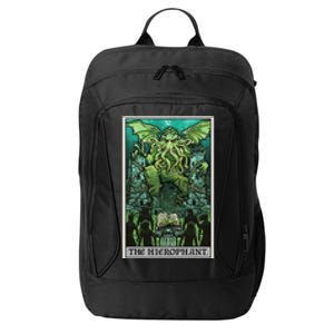 The Hierophant Tarot Card Cthulhu Classic Horror Halloween City Backpack