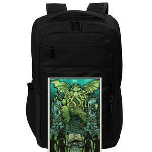 The Hierophant Tarot Card Cthulhu Classic Horror Halloween Impact Tech Backpack