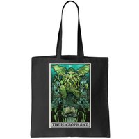 The Hierophant Tarot Card Cthulhu Classic Horror Halloween Tote Bag