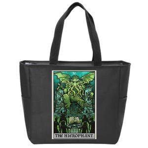 The Hierophant Tarot Card Cthulhu Classic Horror Halloween Zip Tote Bag