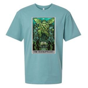 The Hierophant Tarot Card Cthulhu Classic Horror Halloween Sueded Cloud Jersey T-Shirt