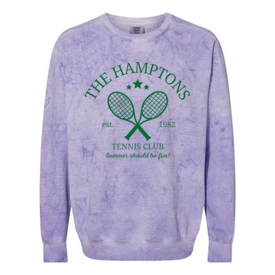 The Hamptons Tennis Club Colorblast Crewneck Sweatshirt