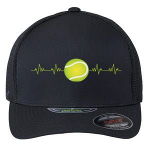 Tennis Heartbeat Flexfit Unipanel Trucker Cap