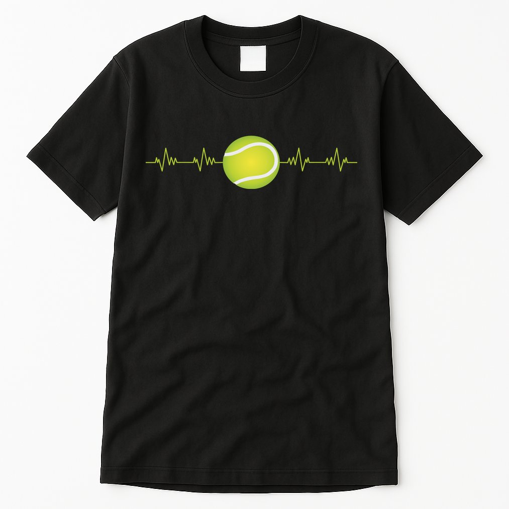 Tennis Heartbeat Tall T-Shirt