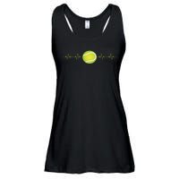 Tennis Heartbeat Ladies Essential Flowy Tank