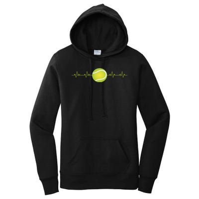 Tennis Heartbeat Women's Pullover Hoodie