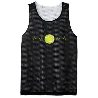 Tennis Heartbeat Mesh Reversible Basketball Jersey Tank