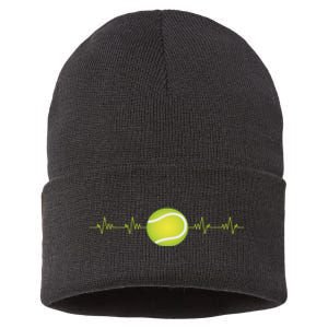 Tennis Heartbeat Sustainable Knit Beanie