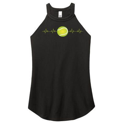 Tennis Heartbeat Women's Perfect Tri Rocker Tank