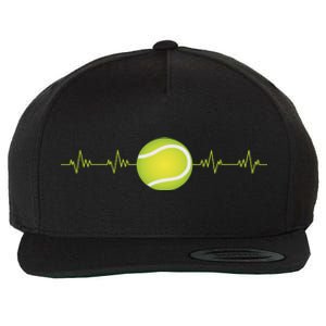 Tennis Heartbeat Wool Snapback Cap