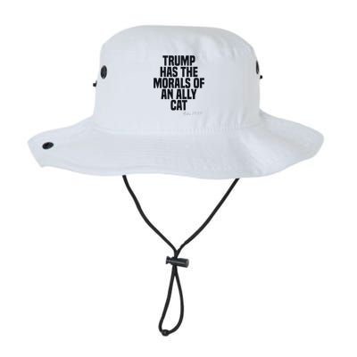 Trump Has The Morals Of An Ally Cat Funny Biden Legacy Cool Fit Booney Bucket Hat