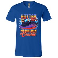 Trump Hotter Than A Hoochie Coochie V-Neck T-Shirt