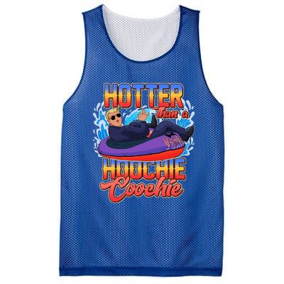 Trump Hotter Than A Hoochie Coochie Mesh Reversible Basketball Jersey Tank