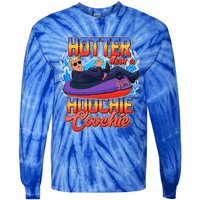 Trump Hotter Than A Hoochie Coochie Tie-Dye Long Sleeve Shirt