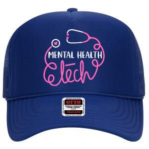 Tal Health Tech Psychiatric Technologists Technicians Cool Gift High Crown Mesh Back Trucker Hat