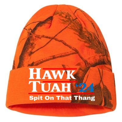 Trump Hawk Tush Spit On That Thing Presidential Candidate Parody Gift Kati Licensed 12" Camo Beanie