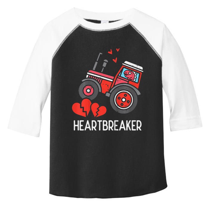 Tractor Heartbreaker Truck Valentines Day Toddler Fine Jersey T-Shirt