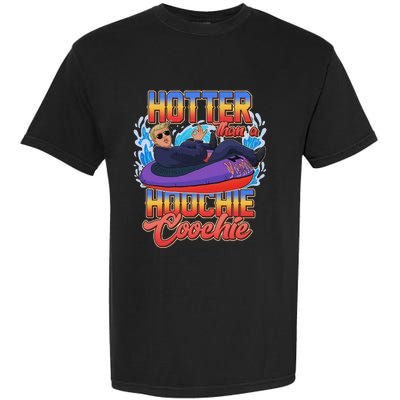 Trump Hotter Than A Hoochie Coochie Funny Garment-Dyed Heavyweight T-Shirt