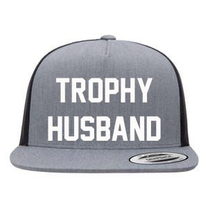 Trophy Husband Flat Bill Trucker Hat