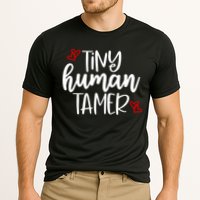 Tiny Human Tamer Funny Cooling Performance Crew T-Shirt