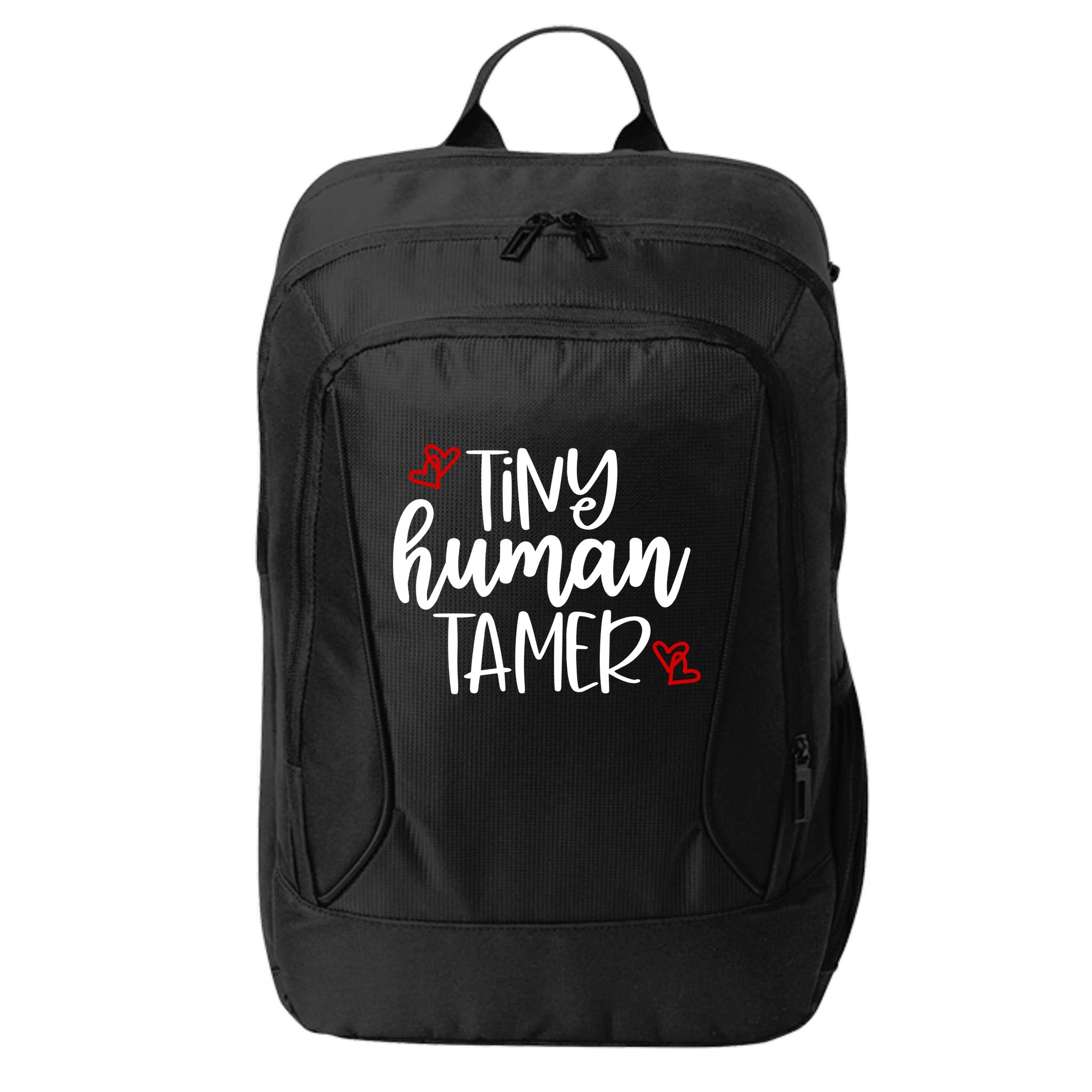 Tiny Human Tamer Funny City Backpack