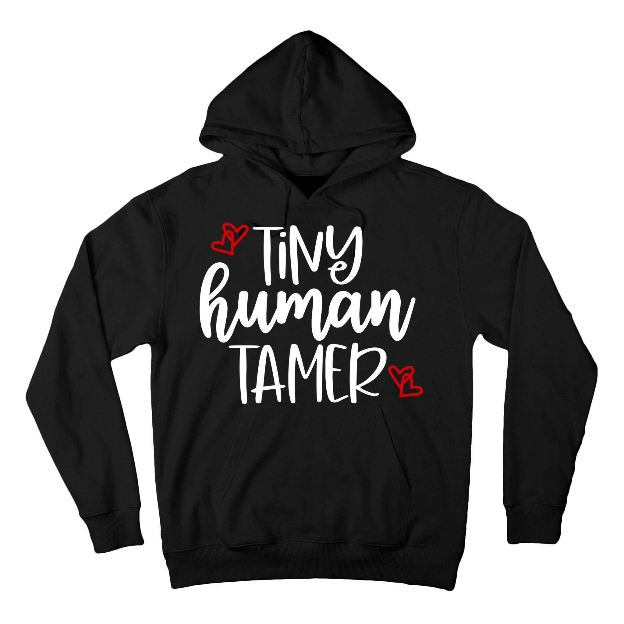 Tiny Human Tamer Funny Tall Hoodie