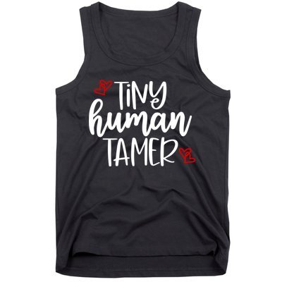 Tiny Human Tamer Funny Tank Top