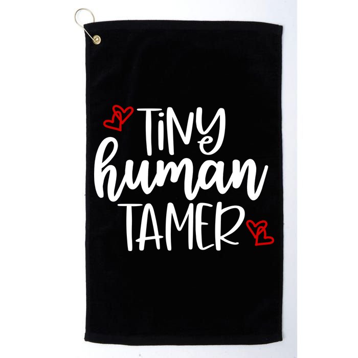 Tiny Human Tamer Funny Golf Towel