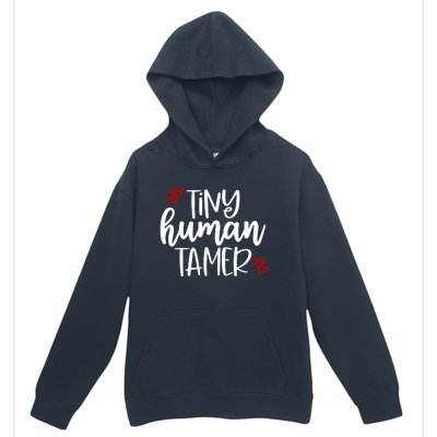 Tiny Human Tamer Funny Urban Pullover Hoodie