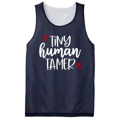 Tiny Human Tamer Funny Mesh Reversible Basketball Jersey Tank