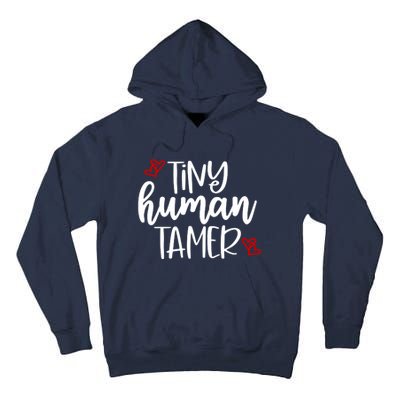 Tiny Human Tamer Funny Tall Hoodie