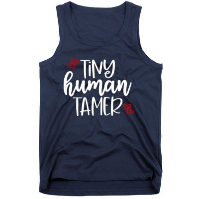 Tiny Human Tamer Funny Tank Top