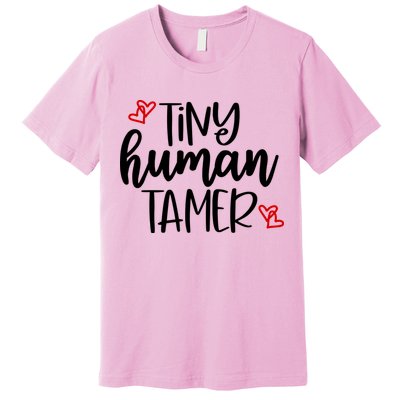 Tiny Human Tamer Funny Premium T-Shirt